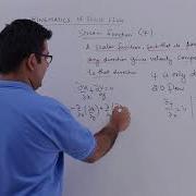 Kinematics Of Fluid Flow Stream Function