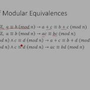 Modular Arithmetic And The Extended Euclidean Algorithm Discrete Math Structures Lesson 7