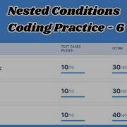 Nested Conditions Coding Practice 6 Answers Python NxtWave CCBP 4 0