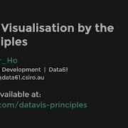 Data Visualisation By The Principles