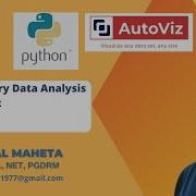 21 Exploratory Data Analysis Using Autoviz Dr Dhaval Maheta
