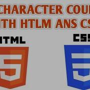 Live Character Counter Using CSS Javascript Mini Project