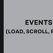 33 Learn JavaScript DOM 2021 Events Scroll Load Resize