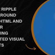 Animated Water Ripple Background With HTML And CSS Step By Step Guide
