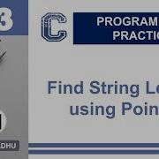 C Program To Find String Length Using Pointer In Hindi Kaushal Madhu