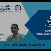 Lecture 16 Demonstration VII