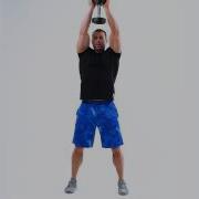 Goblet Squat To Overhead Press 24 Hour Fitness