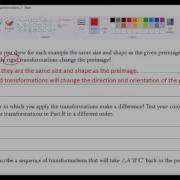 A Sequence Of Transformations