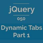 Arabic JQuery Practical Course 050 Create Dynamic Tabs Part 1