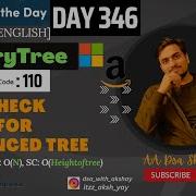 D 346 Check For Balanced Tree Leetcode 110 GFG POTD GeeksForGeeks Problem Of The Day 11Oct