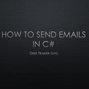 How To Send Emails In C