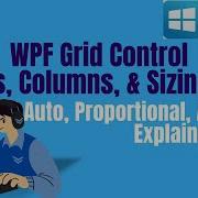 WPF Grid Control Adding Rows Columns Sizing Explained