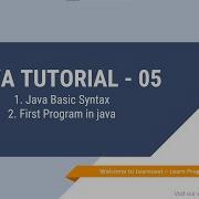 Java For Beginners Java Basic Syntax First Program In Java Hello World