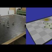 Multiple Robots Performing A Flocking Mission With Moving Rendez Vous Point