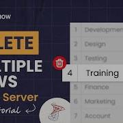 Удаление отдельных и множественных строк в SQL Server всего за 5 минут