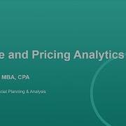 Revenue And Pricing Analytics