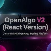 Introduction OpenAlgo V2 React Edition