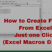 How To Create Folder From Excel Excel VBA Create Folder Create Folders Just One Click