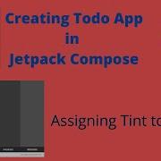 Assigning Tint To Icons JetPack Compose Todo App