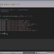 PHP Basic MVC Framework Part 2 Controllers