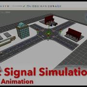 Traffic Signal Simulation Arena 3D Animation Arena Visual Designer