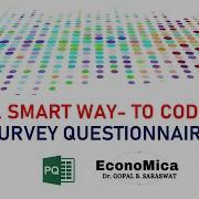 A Smart Way To Collect And Code Responses From A Survey Questionnaire
