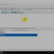 How To Display Current Date In MySQL CURDATE