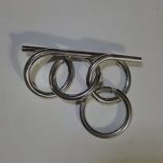 How To Solve Metal Puzzle Solution 2 Angles Three Rings 7