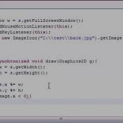 Java Game Development Chapter 34 Mouselooks Draw Method