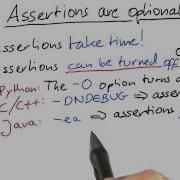 Assertions Are Optional Software Debugging