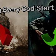 Ranking Every Call Of Duty Start Menu Cod4 Bo6
