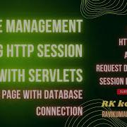 08 Practical HttpSession State Management In Servlets Browsers Are Stateless Login Page With DB