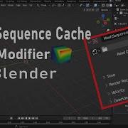 How Does Mesh Sequence Cache Modifier Really Works Blender