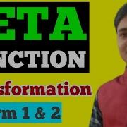 Transformation Of Beta Function Form 1 2 Integral Calculus B Sc Math
