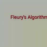 Fleury S Algorithm Graph Theory Discrete Maths