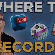 Record In Camera VS Software Ecamm Live And ScreenFlow