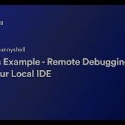 Node Js Example Remote Debugging With Your Local IDE