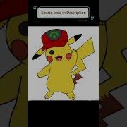 Create A Pokémon Pikachu Using Python Turtle Programming Language In 1min Shorts Python Python3