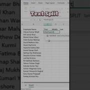 Two Different Methods For Text Split In Excel Excelshorts Shorts Ytshorts