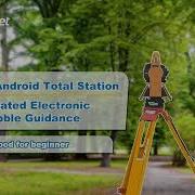Tutorials Electronic Bubble Guidance Of HTS 720 Android Total Station