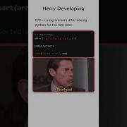 C C Dev Sees Python For The First Time Shorts Programming Shorts Short Shortvideo Video