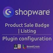 Shopware 6 Plugin Product Sale Badge Listing