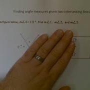 Geometry Finding Angle Measures Of Two Intersecting Lines