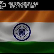 INDIAN FLAG USING PYTHON PROGRAMMING TURTLE MODULE In VCS