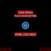 How To Make Play Pause Button Using HTML And CSS Mengareit Shorts Htmlcss