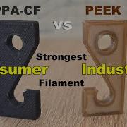 PEEK Vs PPA CF The Strongest Industrial Vs Strongest Consumer Filament