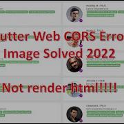 Flutter Web Cors Error Image Solved 2022 Not Render Html