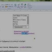 SCROLLLEFT METHOD IN JQUERY DEMO TAMIL
