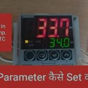 OMRON Temperature Controler E5CWL R1TC Parameter Setting For ON OFF Operation