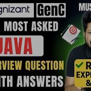 Java Interview Questions For Cognizant GenC MOST ASKED Easy Explanation